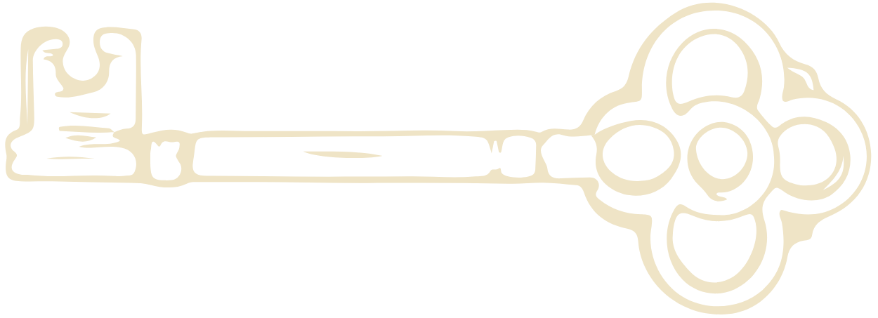 sleutel horizontaal creme